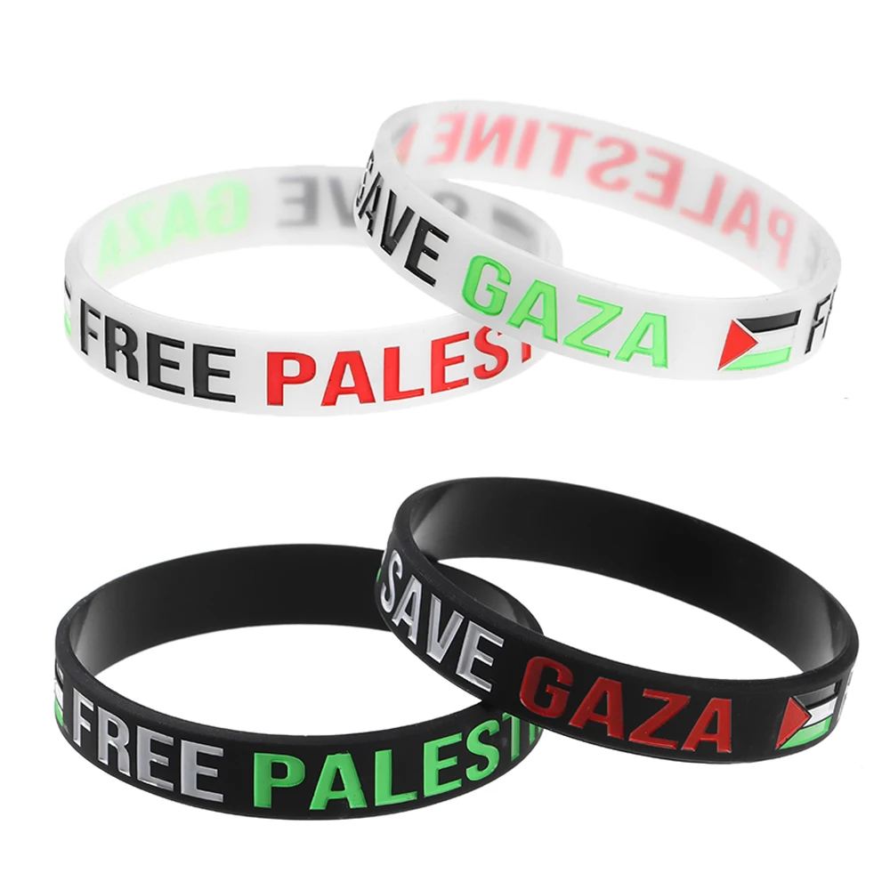 Gifts Sports Outdoor Souvenirs Save Gaza Silicone Wrist Band Free Palestinian Wristband Palestine Flag Bracelet
Gifts Sports Outdoor Souvenirs Save Gaza Silicone Wrist Band Free Palestinian Wristband Palestine Flag Bracelet