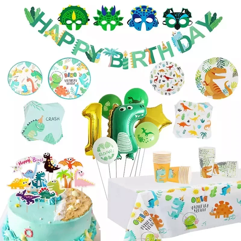 Dinosaurus Disposable Tableware Balloon Jungle Dinosaur Theme Birthday Party Decoration Kids Baby Shower 1st Birthday Supplies
Dinosaurus Disposable Tableware Balloon Jungle Dinosaur Theme Birthday Party Decoration Kids Baby Shower 1st Birthday Supplies