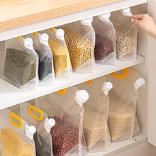1pc Sealed Storage Bag Rice Packaging Bag Grains Moisture-Proof Insect-Proof Transparent Thickened Portable Food-Grade Bag