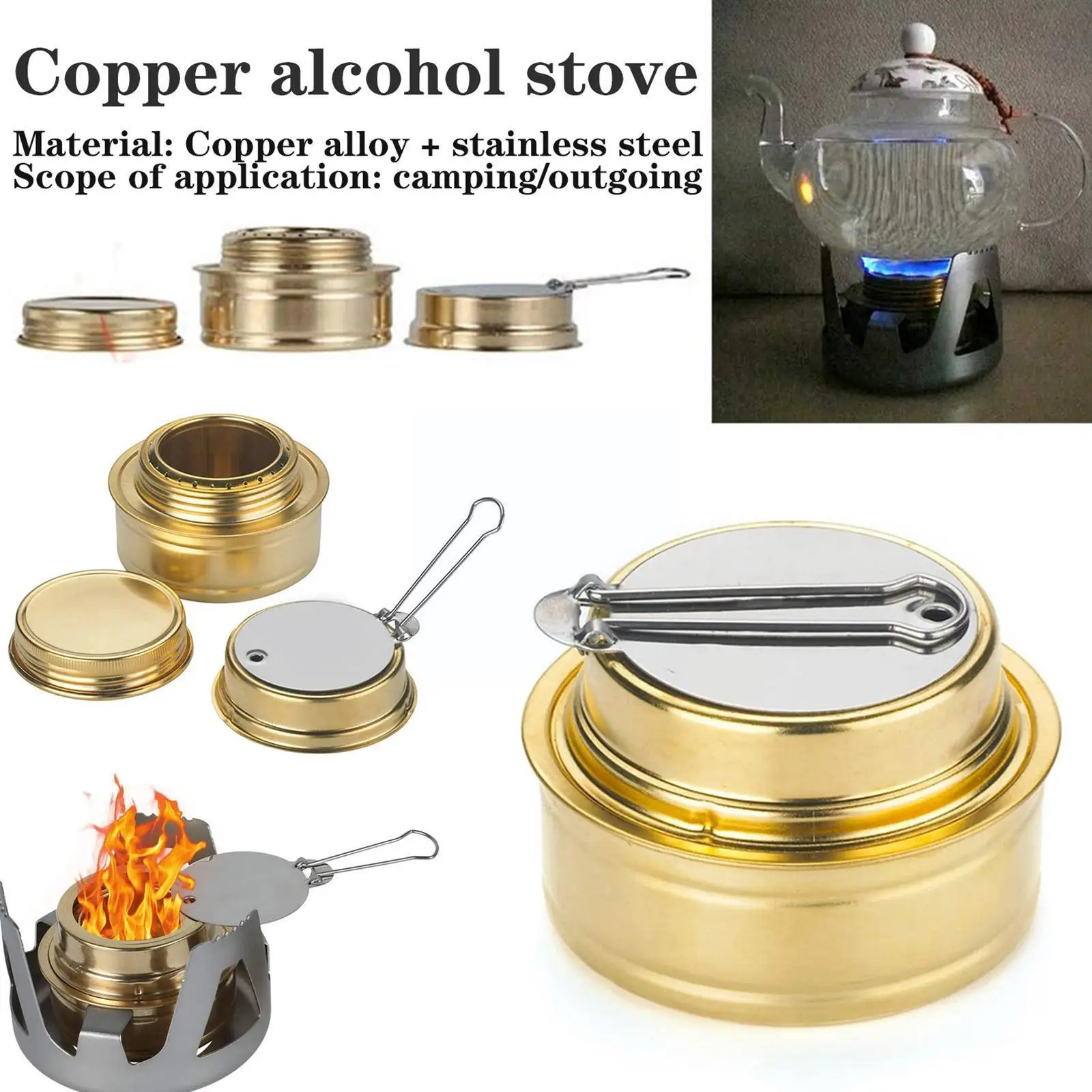 Mini Alcohol Stove Burner Outdoor Portable Ultralight Camping Tourist Burner Outdoor Brass Camping Backpacking Stove Cookin O0X8
Mini Alcohol Stove Burner Outdoor Portable Ultralight Camping Tourist Burner Outdoor Brass Camping Backpacking Stove Cookin O0X8