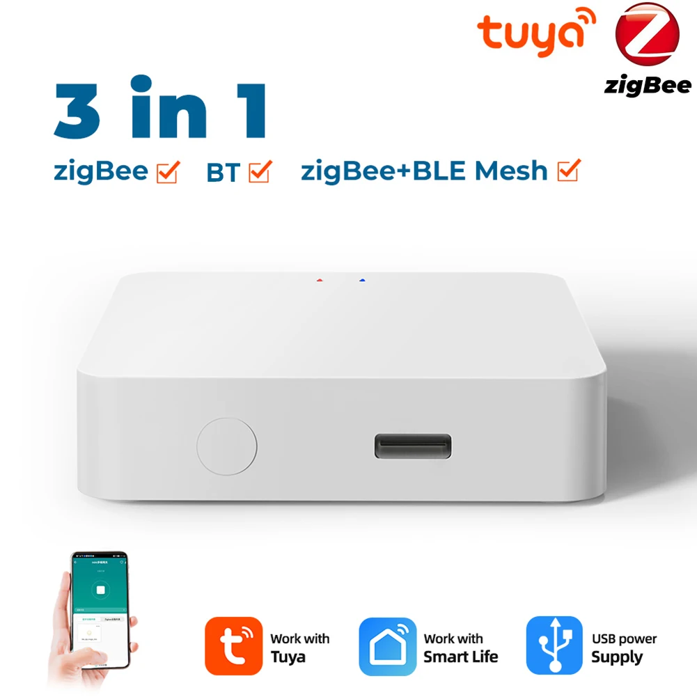 Zigbee Multi-mode Smart Gateway Smart Gateway Hub App Control Bluetooth-compatible Automation Intelligent Home System
Zigbee Multi-mode Smart Gateway Smart Gateway Hub App Control Bluetooth-compatible Automation Intelligent Home System