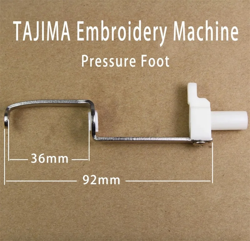 

20 шт., высокоскоростная прижимная лапка для вышивальной машины TAJIMA FX0620S00000