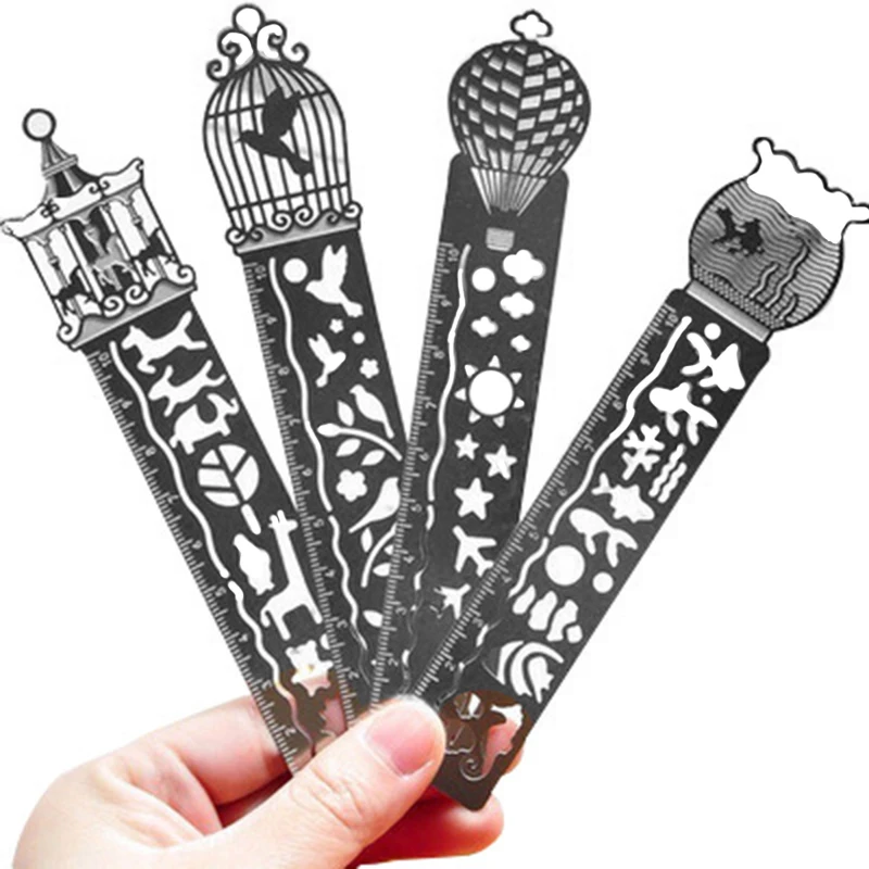 4 Pcs Cute Kawaii Creative Horse Birdcage Hollow Metal Bookmark Ruler for Kids Student Gift School Supplies
4 Pcs Cute Kawaii Creative Horse Birdcage Hollow Metal Bookmark Ruler for Kids Student Gift School Supplies