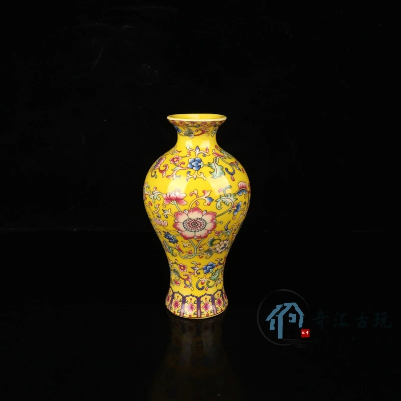 Antique Emperor Yellow Enamel Color Small Fish Tail Bottle Study Office Decoration Ceramic Crafts
Antique Emperor Yellow Enamel Color Small Fish Tail Bottle Study Office Decoration Ceramic Crafts