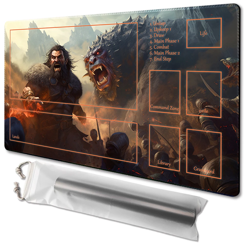 Barbarian King - Board Game TCG Playmat Table Mat Game Size 60X35 CM Mousepad Compatible for MTG CCG
Barbarian King - Board Game TCG Playmat Table Mat Game Size 60X35 CM Mousepad Compatible for MTG CCG