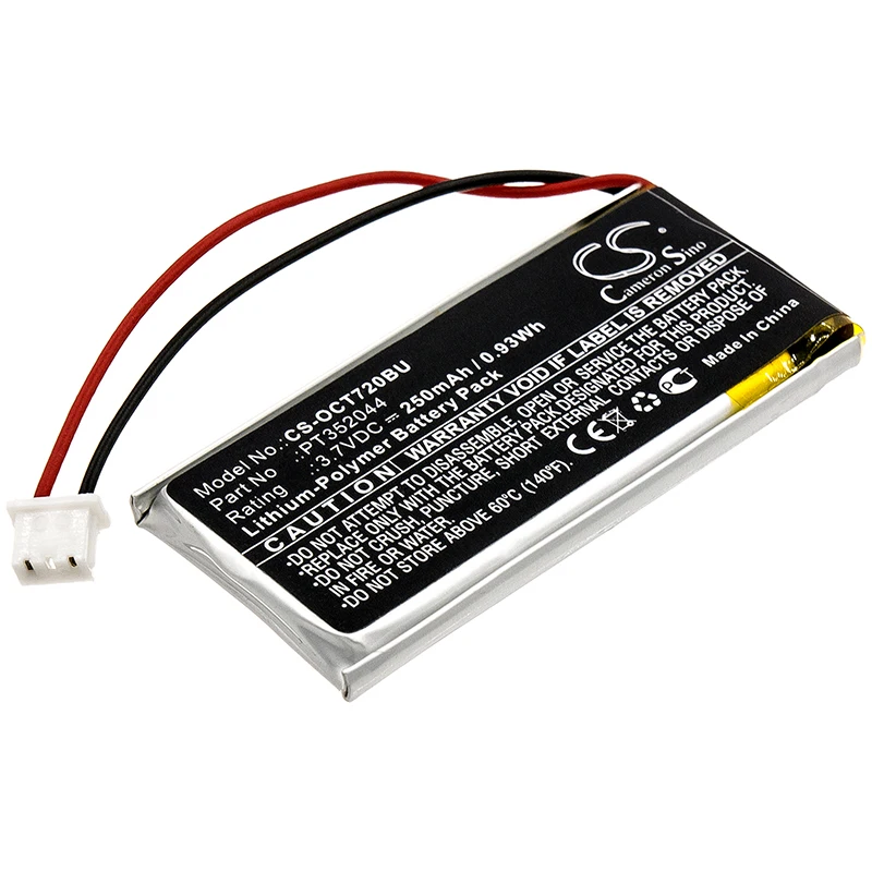

CMOS / BackUp Battery For Oracle PT352044 Tablet 720 721 Volts 3.7 Capacity 250mAh / 0.93Wh