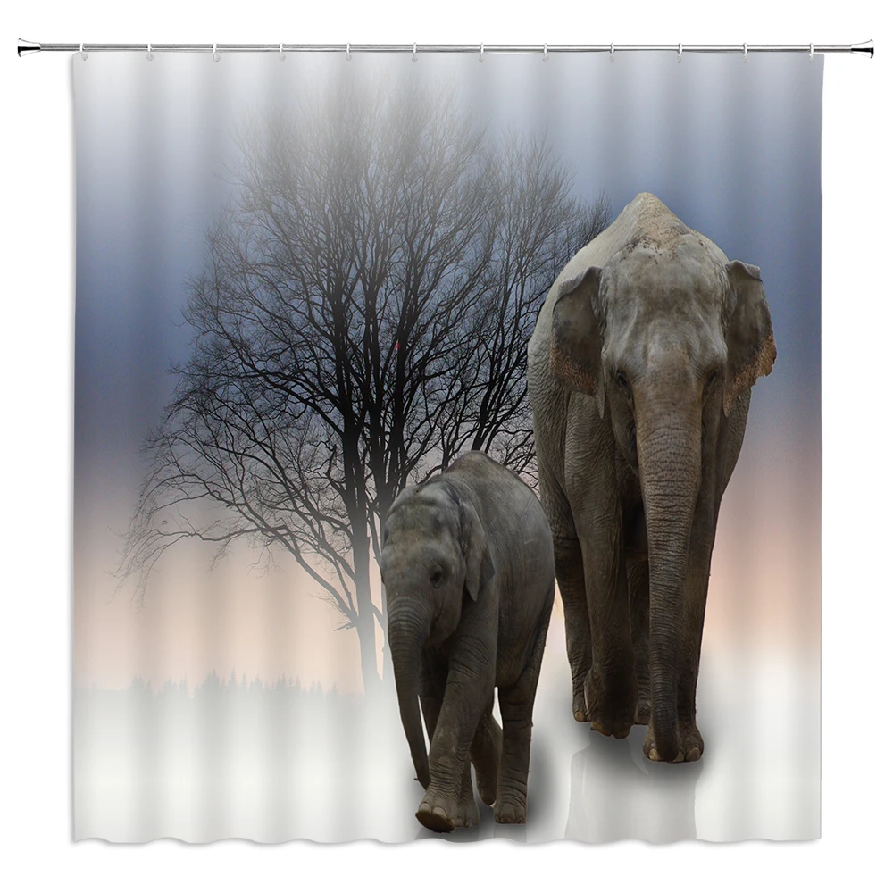 Elephant Shower Curtain African Animals Wildlife Beast Forest Prairie Bathroom Decor Set Bathtub Waterproof Fabric Curtain Line
Elephant Shower Curtain African Animals Wildlife Beast Forest Prairie Bathroom Decor Set Bathtub Waterproof Fabric Curtain Line