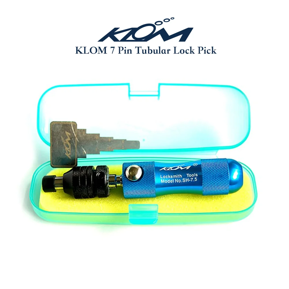 Klom 7 Pin Tubular Lock Pick 7.5mm or 7.8mm Professional Precision Tool For Quick Reset (TLP-7SB) Training Learning Practice
Klom 7 Pin Tubular Lock Pick 7.5mm or 7.8mm Professional Precision Tool For Quick Reset (TLP-7SB) Training Learning Practice