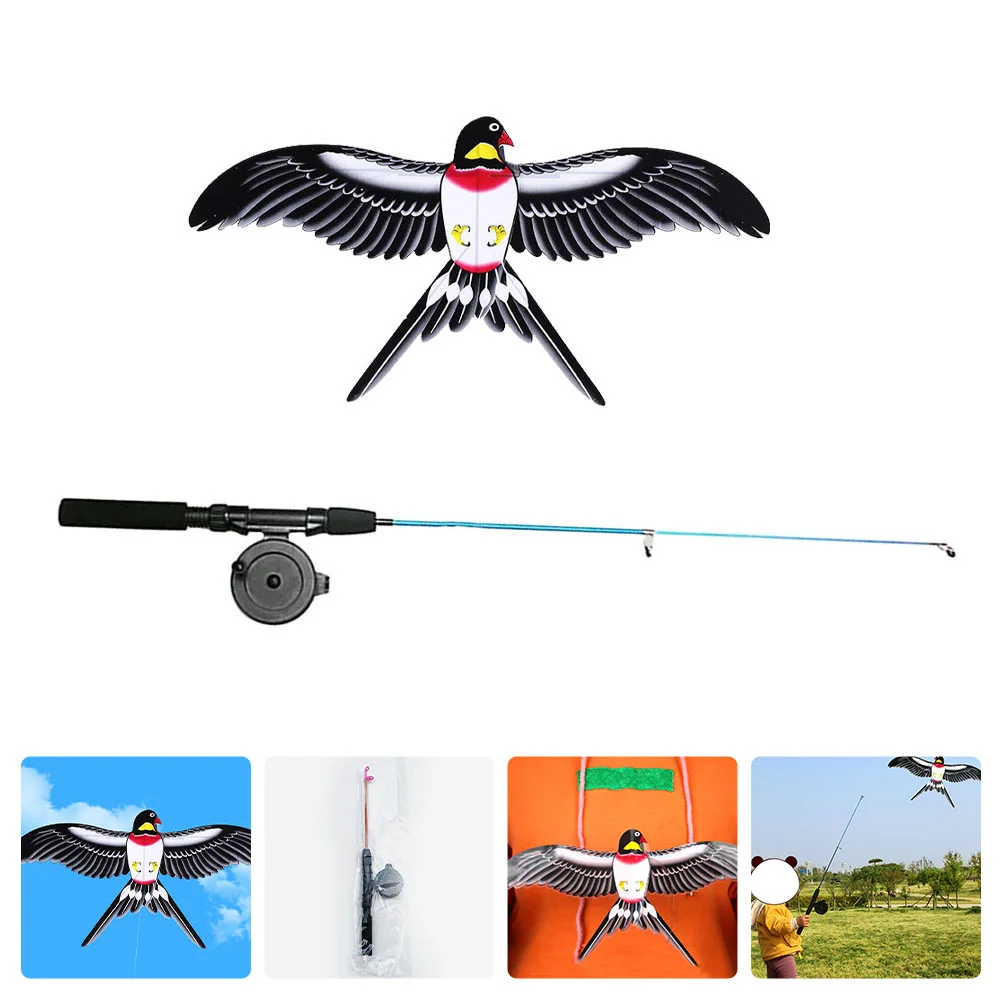 

Kite Toy Kids Outdoor Bird Fly Easy Kid Swallow Kites Cartoon Pole Funny Eagle Child Park Huge Games Activities Tail Flyer