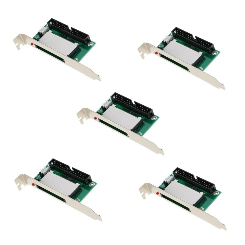 5X 40-Pin Cf Compact Flash Card To 3.5 Ide Converter Adapter Pci Bracket Back Panel
5X 40-Pin Cf Compact Flash Card To 3.5 Ide Converter Adapter Pci Bracket Back Panel