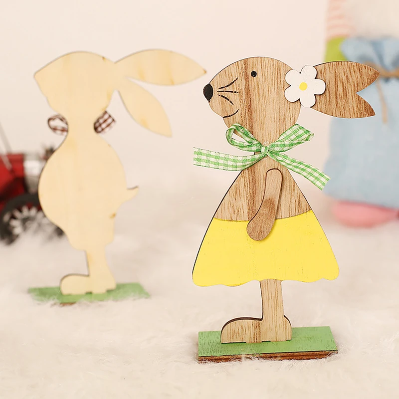 1pcs Wooden Decoration Cartoon Cute Rabbit Wooden Easter Desktop Decoration Easter Party Supplies Home Decoration
1pcs Wooden Decoration Cartoon Cute Rabbit Wooden Easter Desktop Decoration Easter Party Supplies Home Decoration