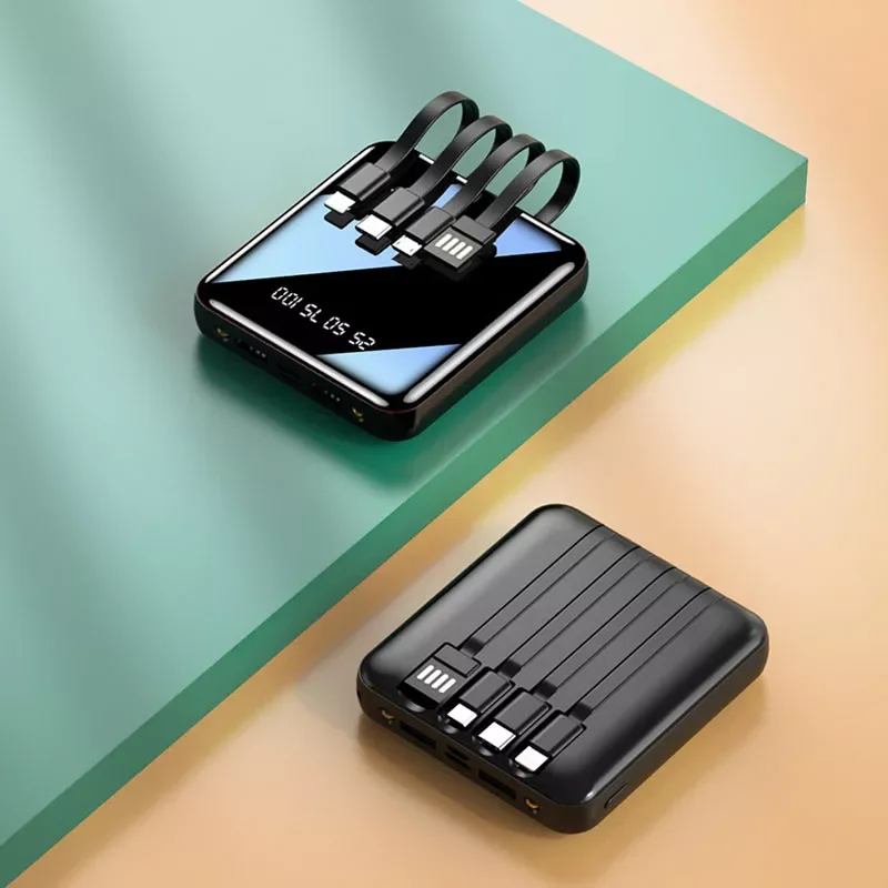 NEW2023 20000mAh Mini Power Bank With Micro USB TYPE C Cable Portable Charger LED Mirror Power Bank External Battery Pack Powerb
NEW2023 20000mAh Mini Power Bank With Micro USB TYPE C Cable Portable Charger LED Mirror Power Bank External Battery Pack Powerb