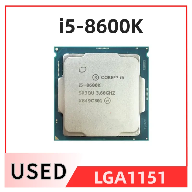 Core i5-8600K 3.6 GHz Used Six-Core Six-Thread CPU Processor 9M 91W LGA 1151
Core i5-8600K 3.6 GHz Used Six-Core Six-Thread CPU Processor 9M 91W LGA 1151