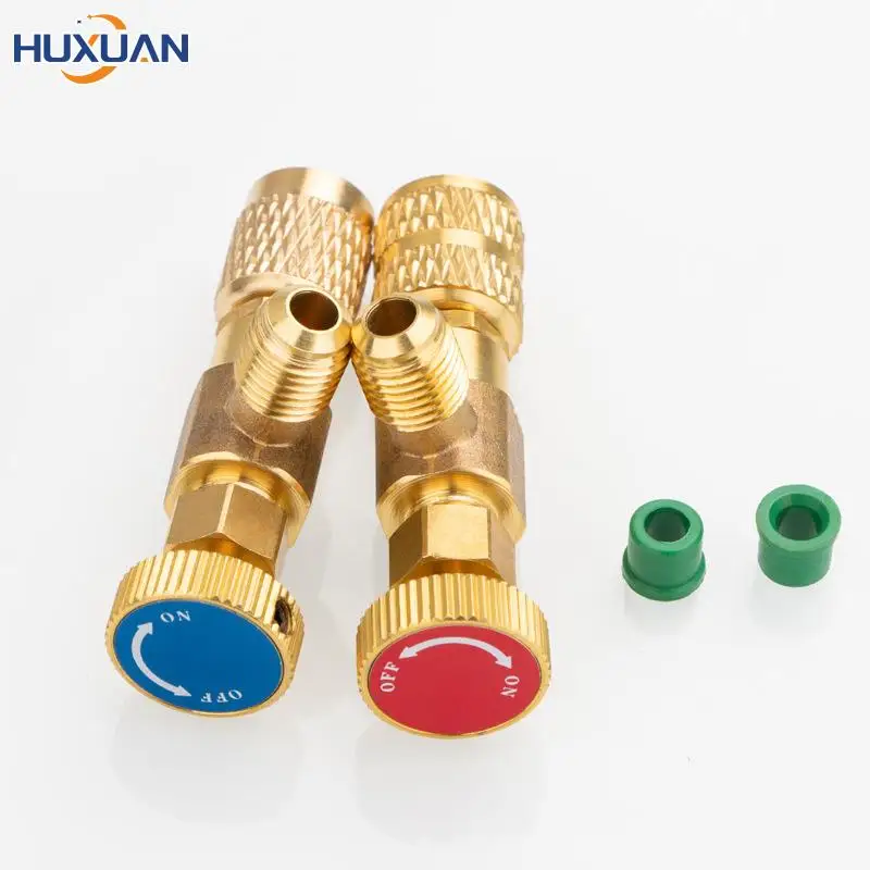 1Set Air Conditioner Fluoride Safety Valve R410 Refrigerant Charging Valve R22 1/4" Male To 1/4" Female Safety Adapter Valve
1Set Air Conditioner Fluoride Safety Valve R410 Refrigerant Charging Valve R22 1/4" Male To 1/4" Female Safety Adapter Valve