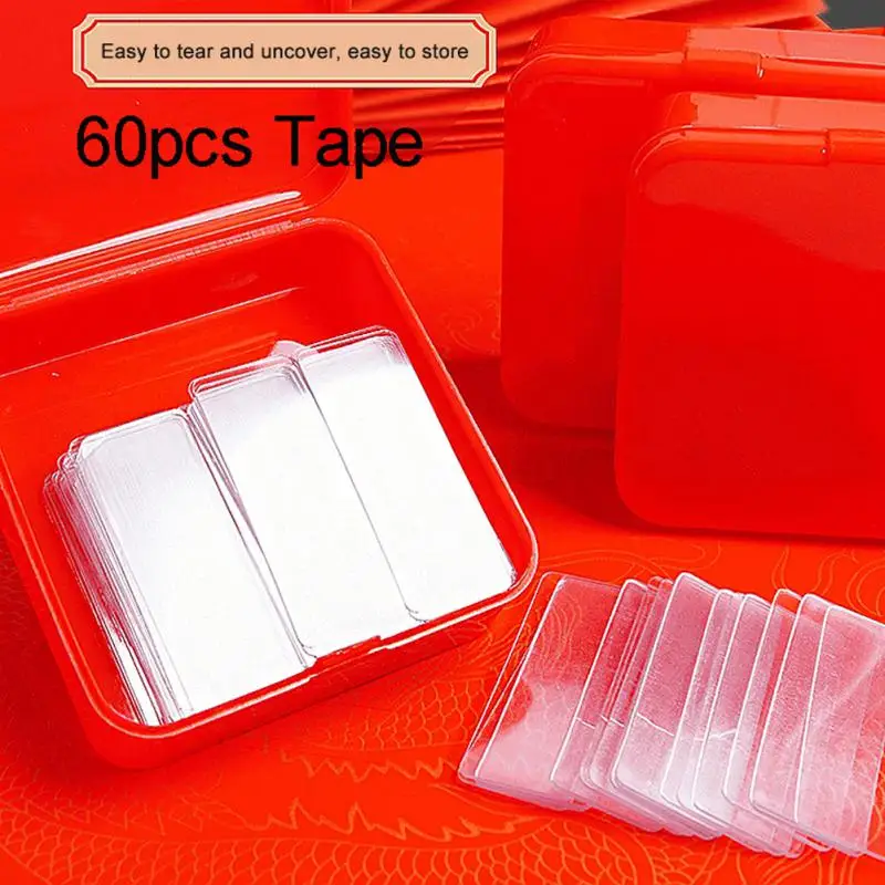 60pcs Double Sided Adhesive Tape Transparent No Traces Wall Stickers Tapes For Home Improvement Decoration Ultra-strong Tape
60pcs Double Sided Adhesive Tape Transparent No Traces Wall Stickers Tapes For Home Improvement Decoration Ultra-strong Tape