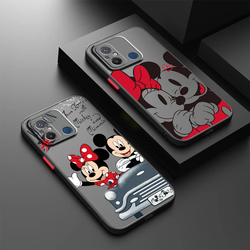 

Mickey Minnie London For Xiaomi Redmi 12 12C 10 11A 10X 10C 9C 9A 9AT 9 8A 8 Frosted Translucent Hard Phone Case Phone Case