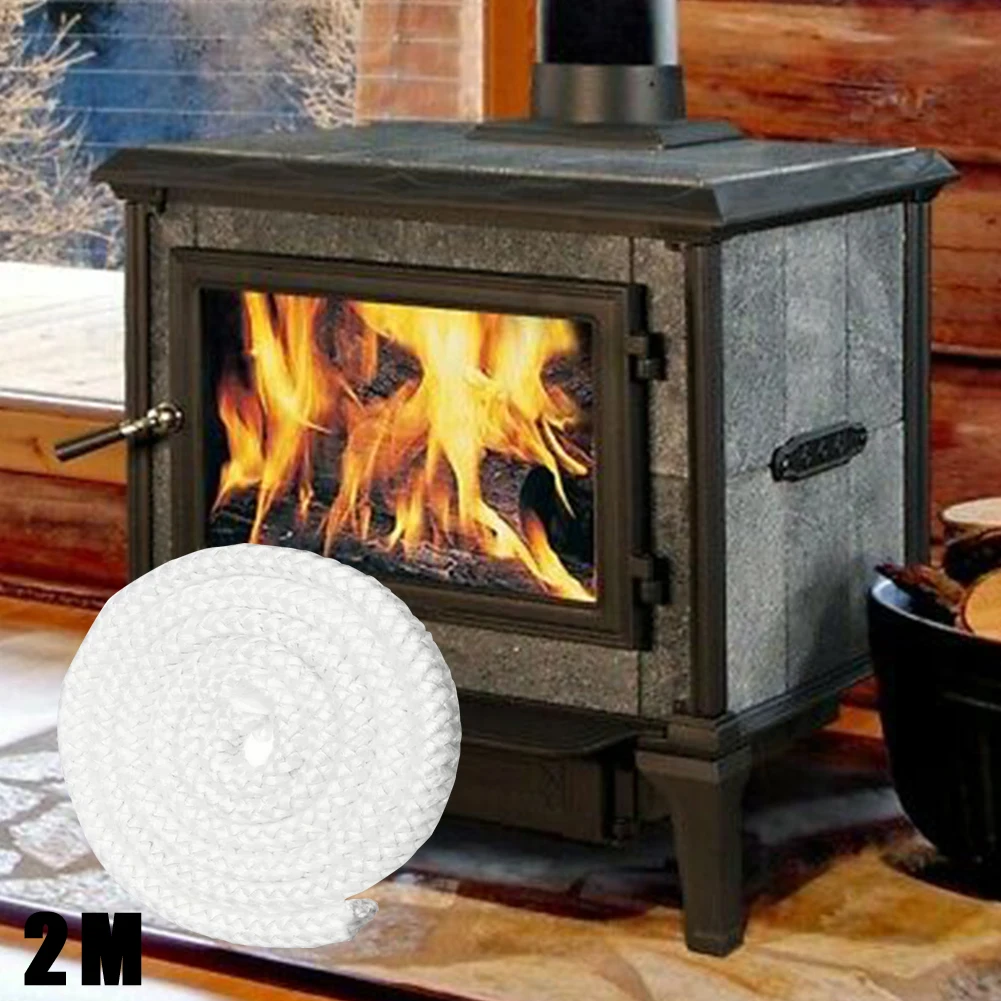 6/8/10/12mm White Gasket Cord Stove Door Fireplace Cord 2m Fiberglass Woodburner Sealing Rope Seal Fireplace Parts Accessories
6/8/10/12mm White Gasket Cord Stove Door Fireplace Cord 2m Fiberglass Woodburner Sealing Rope Seal Fireplace Parts Accessories
