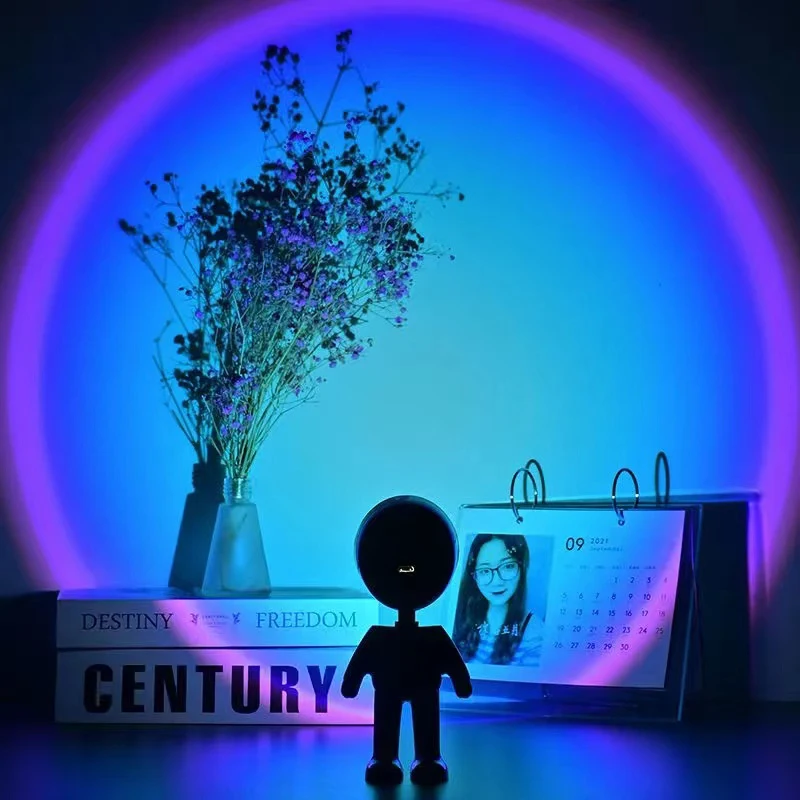 New Astronaut Sunset Lamp Rainbow Projector Night Light Sunset Projection Led Desk Lamp for Bedroom Atmosphere Decoration Light
New Astronaut Sunset Lamp Rainbow Projector Night Light Sunset Projection Led Desk Lamp for Bedroom Atmosphere Decoration Light