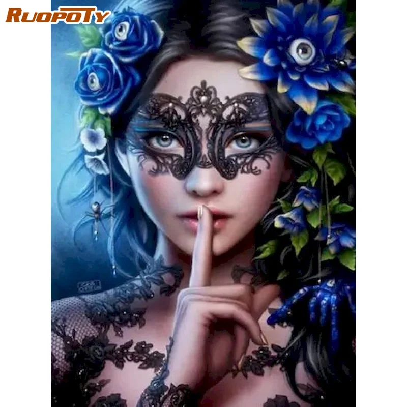 RUOPOTY Modern DIY Painting By Numbers Masked Beauty Canvas Drawing By Numbers Figure Number Paiting Wall Art Home Decor
RUOPOTY Modern DIY Painting By Numbers Masked Beauty Canvas Drawing By Numbers Figure Number Paiting Wall Art Home Decor