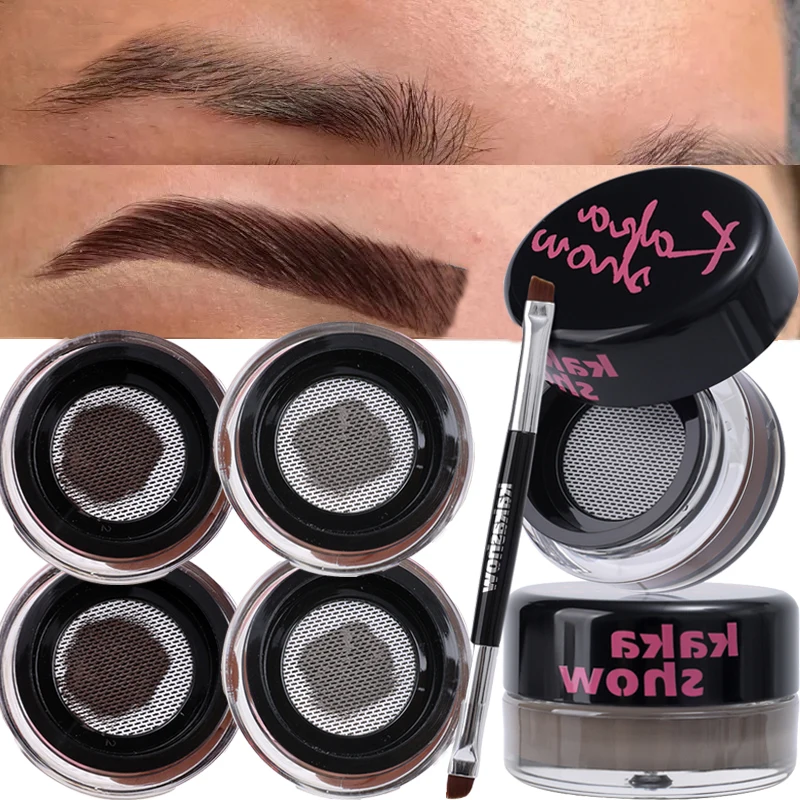 Natural Eyebrow Cream Enhancers Waterproof Long Lasting Black Brown Dyeing Eyebrow Tint Air Cushion Gel Beauty Makeup Cosmetics
Natural Eyebrow Cream Enhancers Waterproof Long Lasting Black Brown Dyeing Eyebrow Tint Air Cushion Gel Beauty Makeup Cosmetics