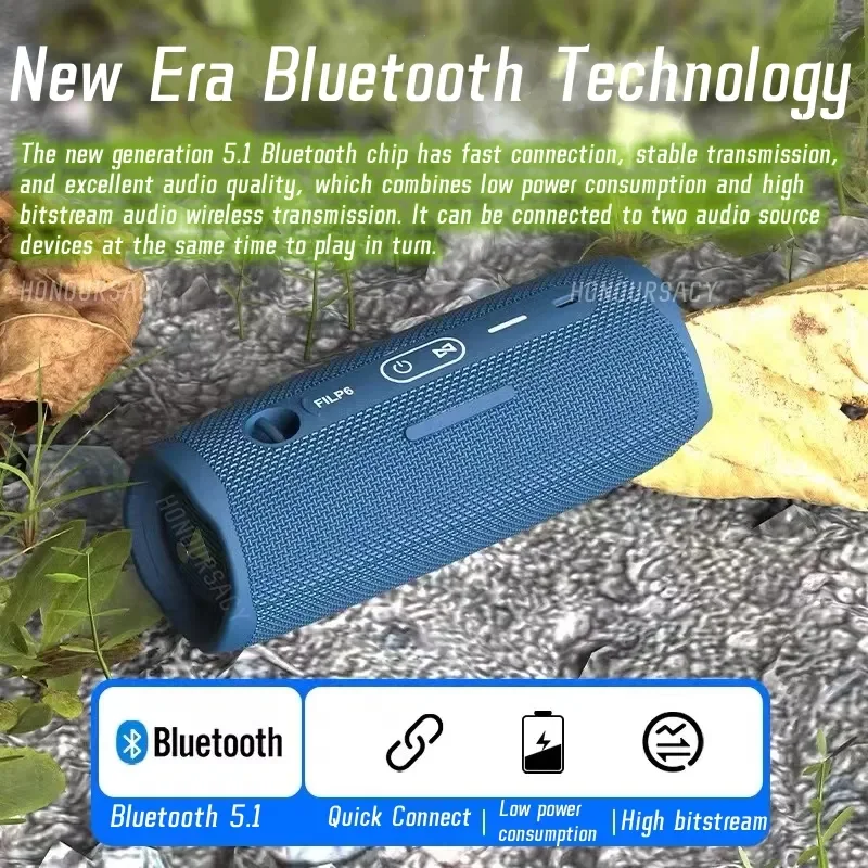 Bluetooth-Колонка Caixa De Som Flip6, многофункциональная портативная Водонепроницаемая Беспроводная колонка с сабвуфером IPX6
Bluetooth-Колонка Caixa De Som Flip6, многофункциональная портативная Водонепроницаемая Беспроводная колонка с сабвуфером IPX6