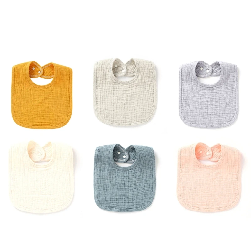 

Baby Feeding Drool Bibs Infants 4-layers Cotton Gauze Saliva Towel Bandana Burp Cloth for Newborn Toddler Shower Gifts