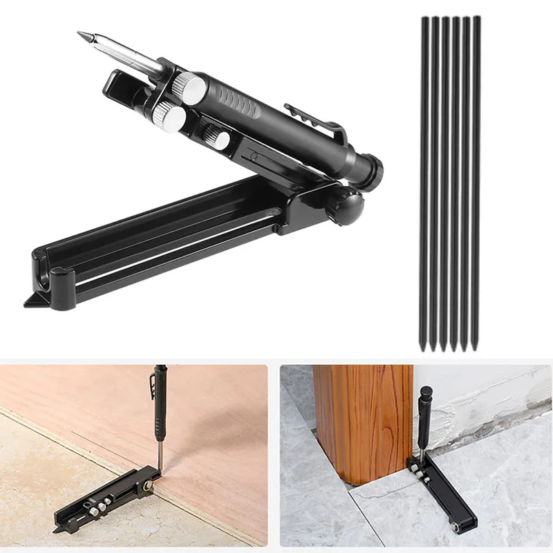 Multifunctional Scribing Pencil Tool Portable Adjustable Clip Design Scribe Tool DIY Woodworking Profile Measure Gauge
Multifunctional Scribing Pencil Tool Portable Adjustable Clip Design Scribe Tool DIY Woodworking Profile Measure Gauge