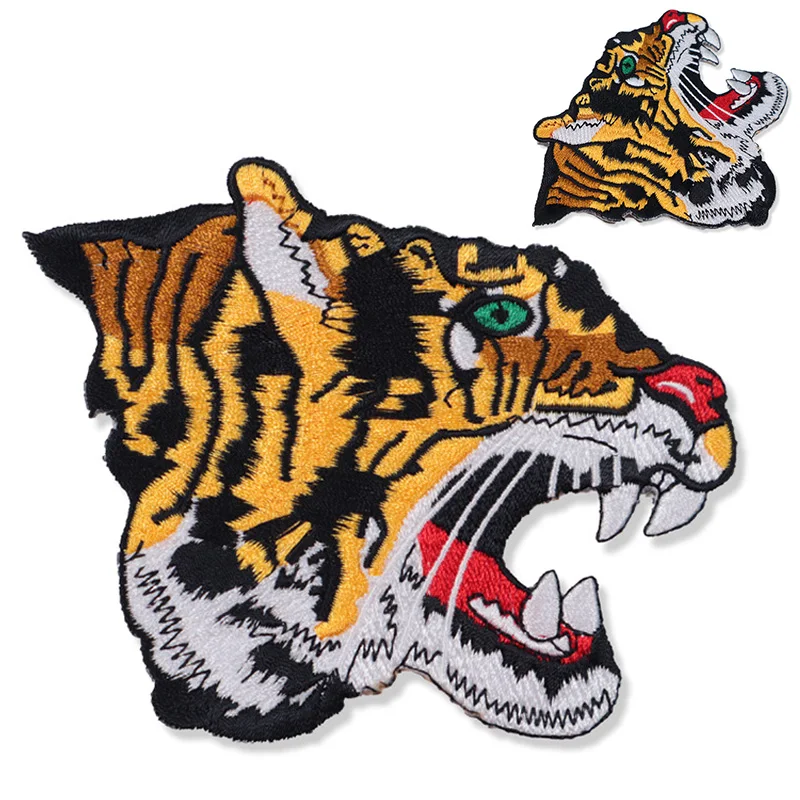 Embroidered Tiger Iron on Patch Applique Cloth Paste For Clothing Hat Coat Dress Pants Stickers DIY Sewing Decor Accessories
Embroidered Tiger Iron on Patch Applique Cloth Paste For Clothing Hat Coat Dress Pants Stickers DIY Sewing Decor Accessories