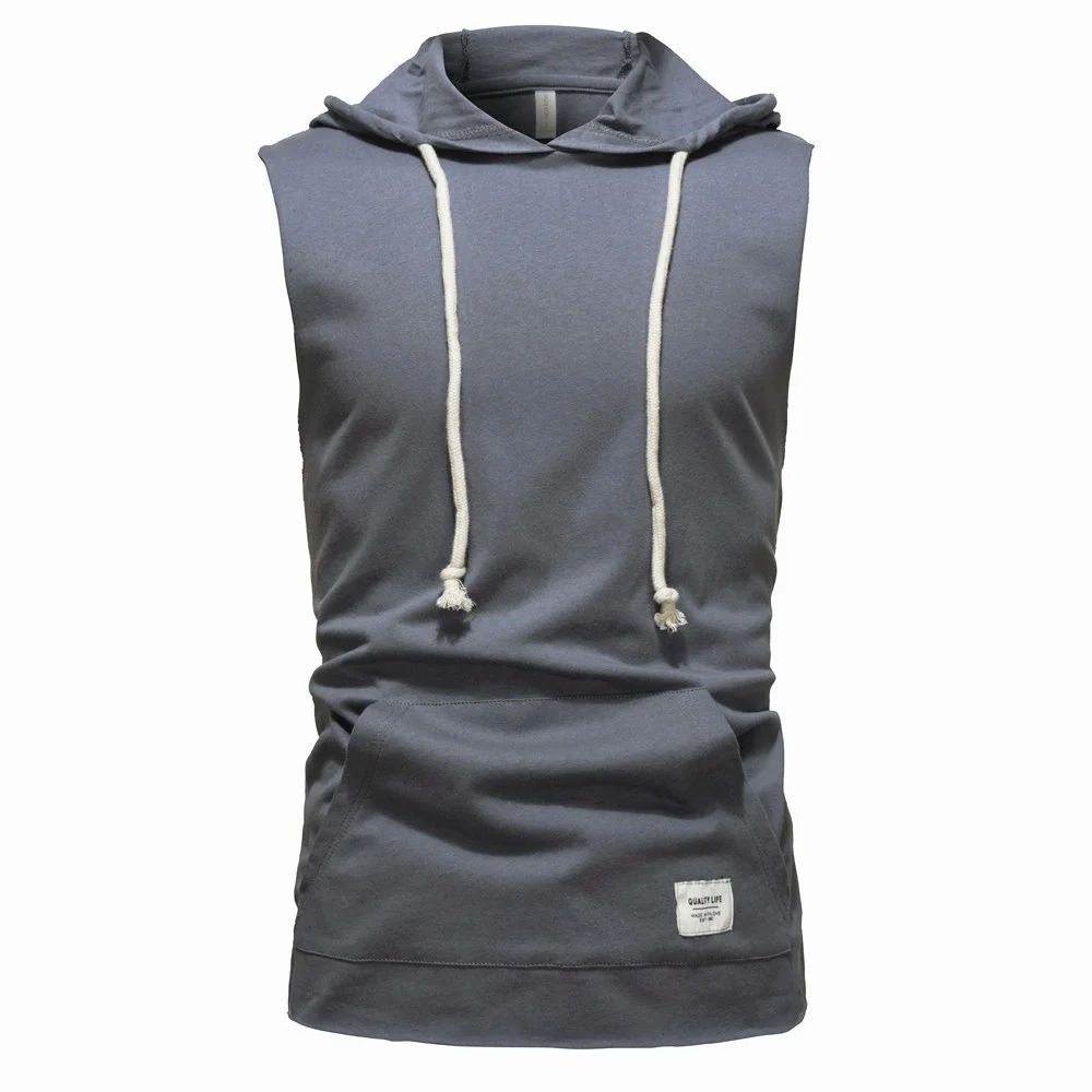 Mens Cotton Tank Tops Sport Basketball Hooded Tank Top Men Stringer Sleeveless T Shirts Bodybuilding Gym T-shirt Clothing Male
Mens Cotton Tank Tops Sport Basketball Hooded Tank Top Men Stringer Sleeveless T Shirts Bodybuilding Gym T-shirt Clothing Male