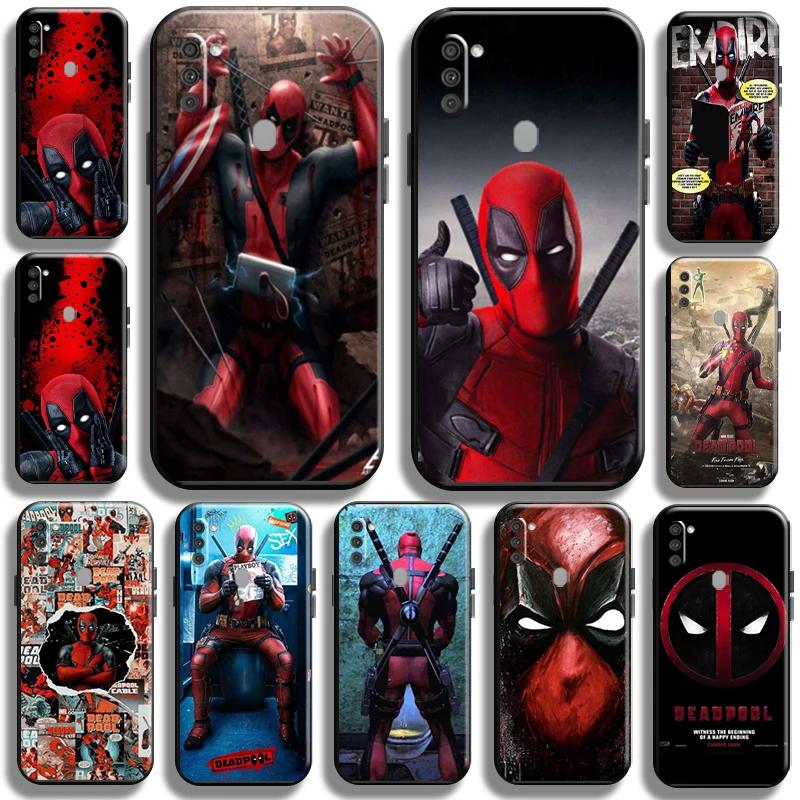 Marvel Deadpool Phone Case for Samsung Galaxy M11 Cases funda Liquid Silicon Soft full Protection Black Coque Shell
Marvel Deadpool Phone Case for Samsung Galaxy M11 Cases funda Liquid Silicon Soft full Protection Black Coque Shell