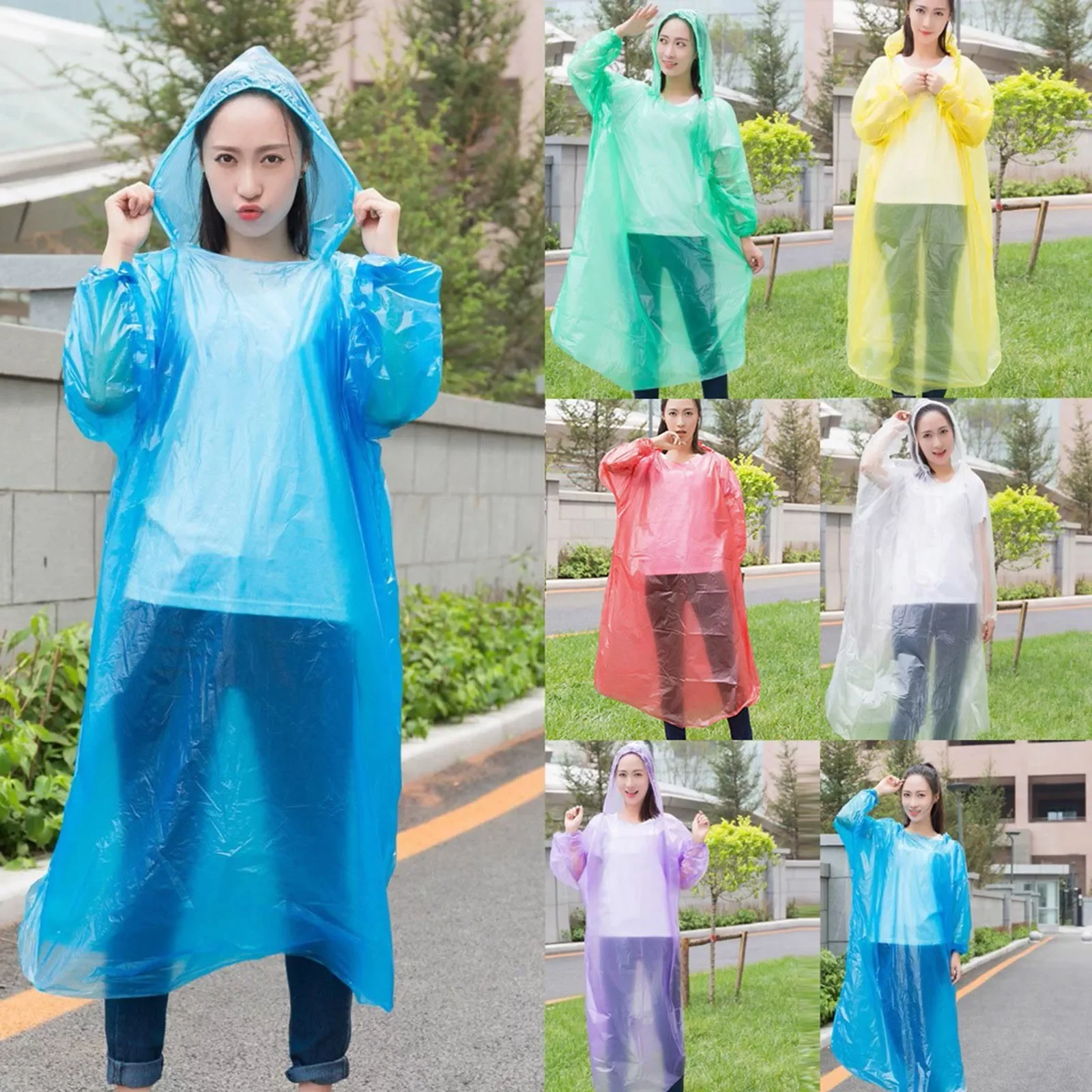 Raincoat Transparent Emergency Protection Poncho Rain Coat Hood Poncho Hooded Outdoor Accessories Hiking Cover #GM
Raincoat Transparent Emergency Protection Poncho Rain Coat Hood Poncho Hooded Outdoor Accessories Hiking Cover #GM