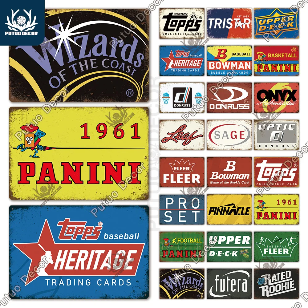 Putuo Decor Star Card Brand Vintage Metal Plate Tin Sign Wall Decoration for Club Store Man Cave Advertising Plate Wall Decor
Putuo Decor Star Card Brand Vintage Metal Plate Tin Sign Wall Decoration for Club Store Man Cave Advertising Plate Wall Decor