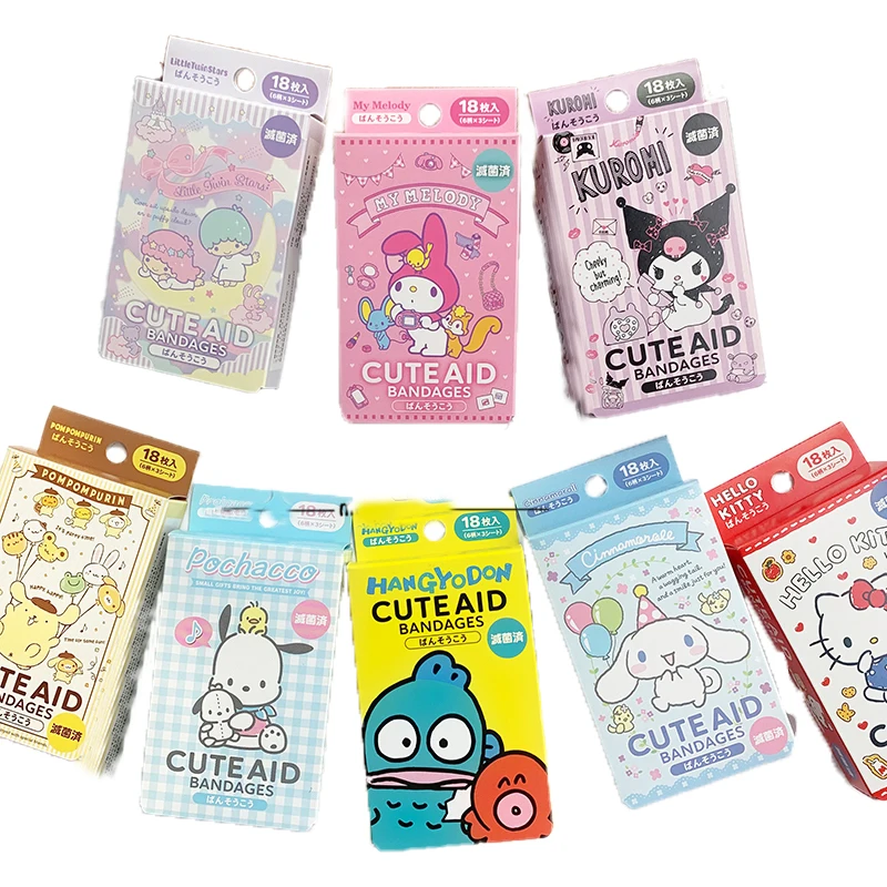 Kawaii Sanrioed Kuromi Mymelody LittleTwinStars children cartoon print ok stretch waterproof hemostatic band-aid must-have gift
Kawaii Sanrioed Kuromi Mymelody LittleTwinStars children cartoon print ok stretch waterproof hemostatic band-aid must-have gift