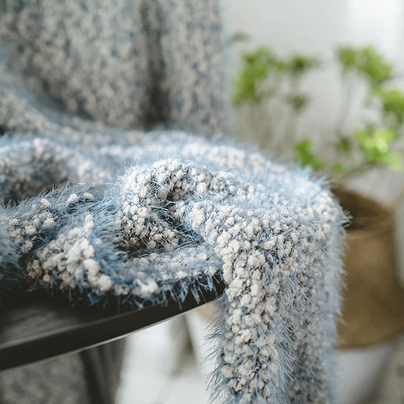 REGINA Release Pressure Cozy Blanket Luxury Chooseness Granular Feather Yarn Knitted Throw Blanket Soft Fluffy Bed Quilt Blanket
REGINA Release Pressure Cozy Blanket Luxury Chooseness Granular Feather Yarn Knitted Throw Blanket Soft Fluffy Bed Quilt Blanket