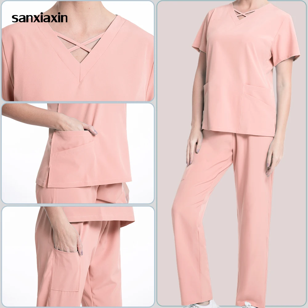 Medicalschool Uniform Beauty Salon Nursing Set Jogging Tops Pants Spa Uniform Pet Hospital Doctor Scrubs Blouse Dentist Clothes
Medicalschool Uniform Beauty Salon Nursing Set Jogging Tops Pants Spa Uniform Pet Hospital Doctor Scrubs Blouse Dentist Clothes