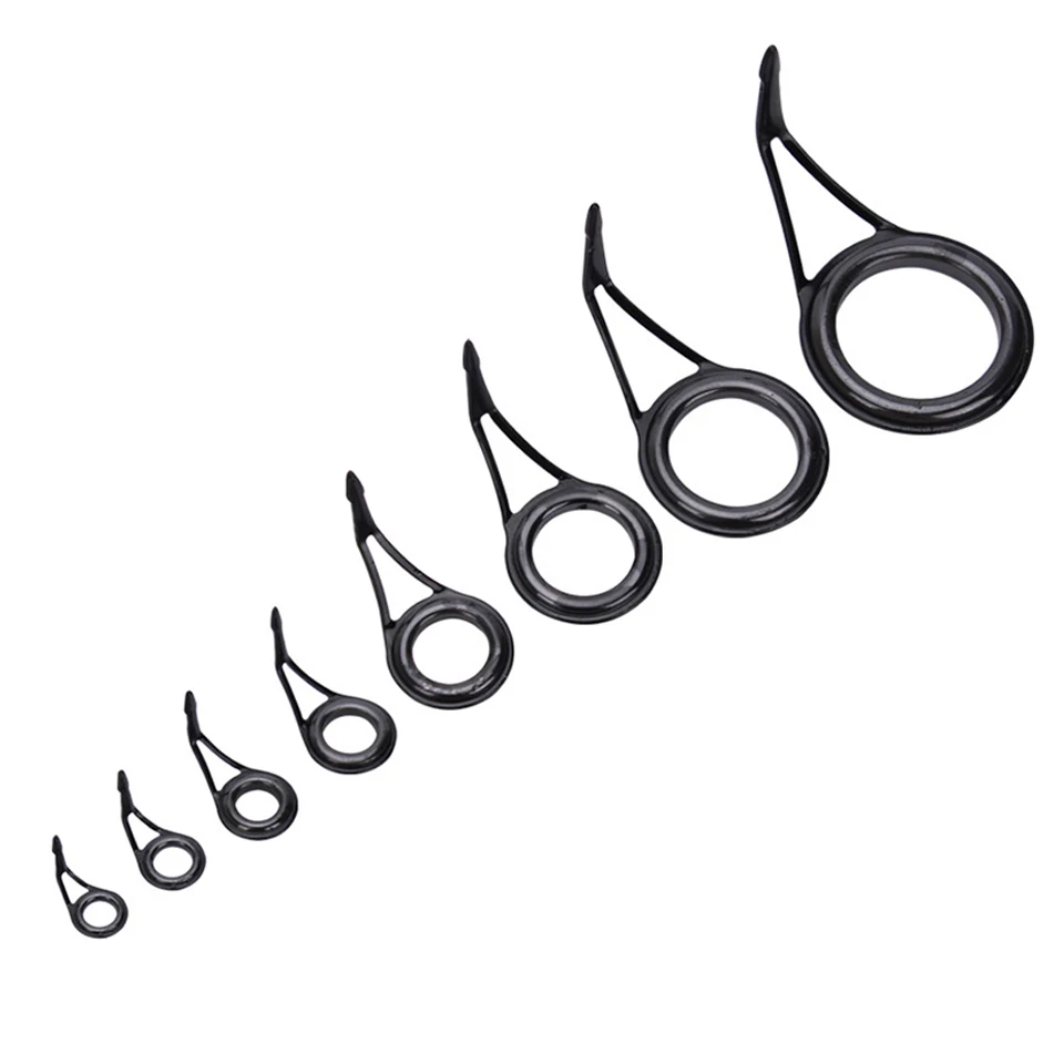 10 Pcs Ceramic Fishing Rod Guide Tip Strong Line Repair Set Kit DIY Rings High Carbon Steel Guide Ring 6#-30#
10 Pcs Ceramic Fishing Rod Guide Tip Strong Line Repair Set Kit DIY Rings High Carbon Steel Guide Ring 6#-30#