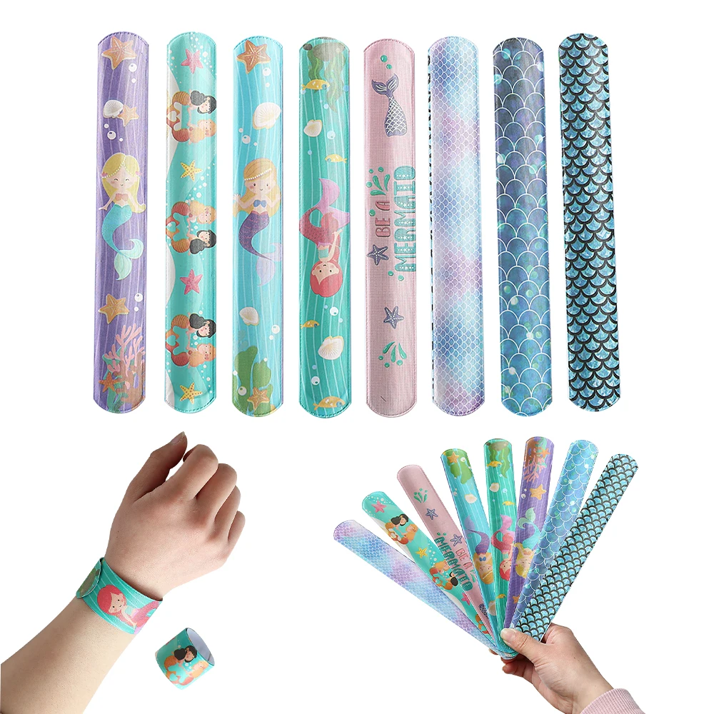 10pcs Mermaid Clap Circle Toys Little Mermaid Theme Party Decorations Girl 1st Birthday Party Gift Baby Shower Mermaid Bracelet
10pcs Mermaid Clap Circle Toys Little Mermaid Theme Party Decorations Girl 1st Birthday Party Gift Baby Shower Mermaid Bracelet