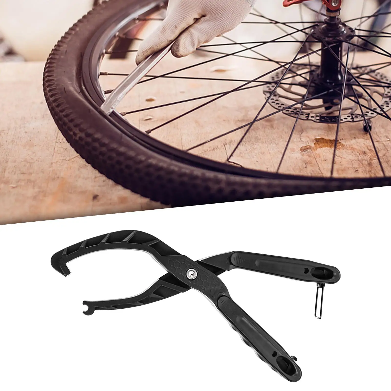 Tire Removal Clamp Tire Prying with Air Release Valve Multifunctional Supplies Hand Install Cycling Tool Tire Plier Remover
Tire Removal Clamp Tire Prying with Air Release Valve Multifunctional Supplies Hand Install Cycling Tool Tire Plier Remover