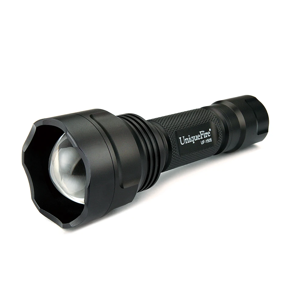 UniqueFire 1505 ИК 940nm мини инфракрасное излучение светодиодный фонарик ночного видения 3 Вт факел использование 1 х 18650 батареи (не включает)
UniqueFire 1505 ИК 940nm мини инфракрасное излучение светодиодный фонарик ночного видения 3 Вт факел использование 1 х 18650 батареи (не включает)