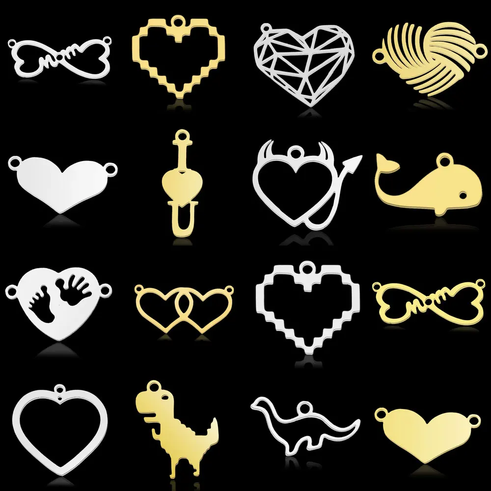 5 шт./лот 316 Подвеска из нержавеющей стали, мама, сердце, Кит, сделай сам, очаровательный соединитель для изготовления ожерелья, оптовая прода...
5 шт./лот 316 Подвеска из нержавеющей стали, мама, сердце, Кит, сделай сам, очаровательный соединитель для изготовления ожерелья, оптовая прода...