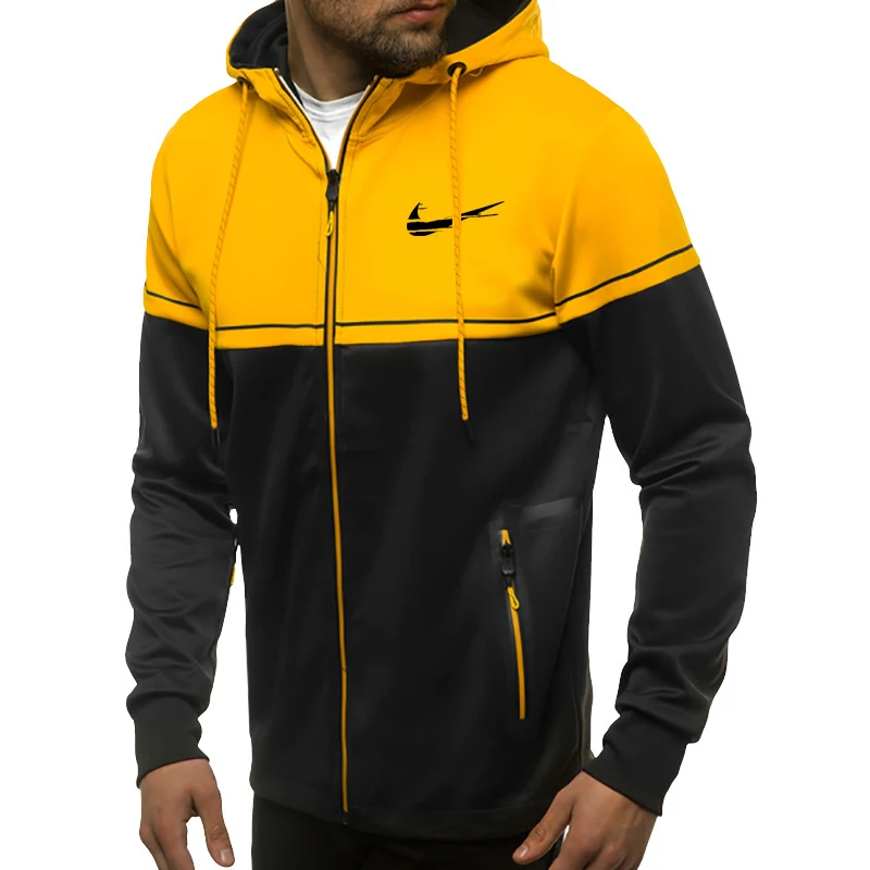 2021 Spring New Men Hooded Jacket Patchwork Casual Jackets Men Zipper Cardigan IКNIKEС Coat Autumn Loose Outdoor Sports Coats
2021 Spring New Men Hooded Jacket Patchwork Casual Jackets Men Zipper Cardigan IКNIKEС Coat Autumn Loose Outdoor Sports Coats