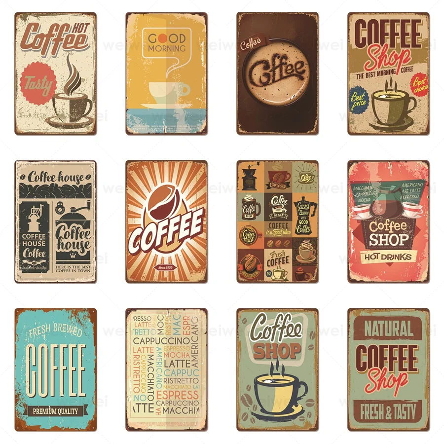 Metal Plaque Retro Shabby Tin Painting Retro Fresh Delicious Hot Coffee Sizzling Cafe Dessert Shop Home Kitchen Wall Decoration
Metal Plaque Retro Shabby Tin Painting Retro Fresh Delicious Hot Coffee Sizzling Cafe Dessert Shop Home Kitchen Wall Decoration
