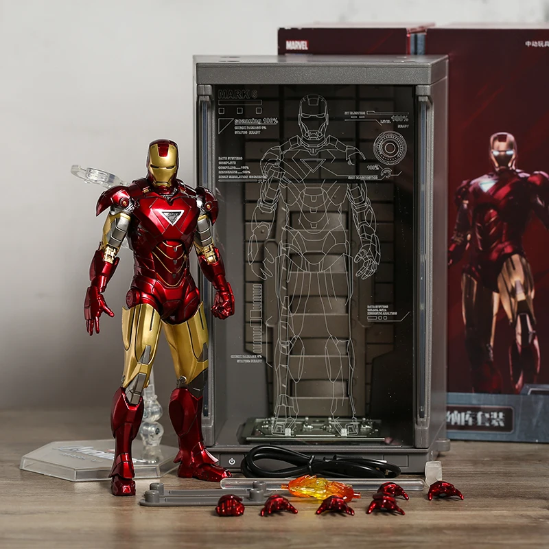 Marvel ZD Toys Hall of Armour Iron Man MK1~7 7" Action Figure LED Display Tony Stark Legends
Marvel ZD Toys Hall of Armour Iron Man MK1~7 7" Action Figure LED Display Tony Stark Legends