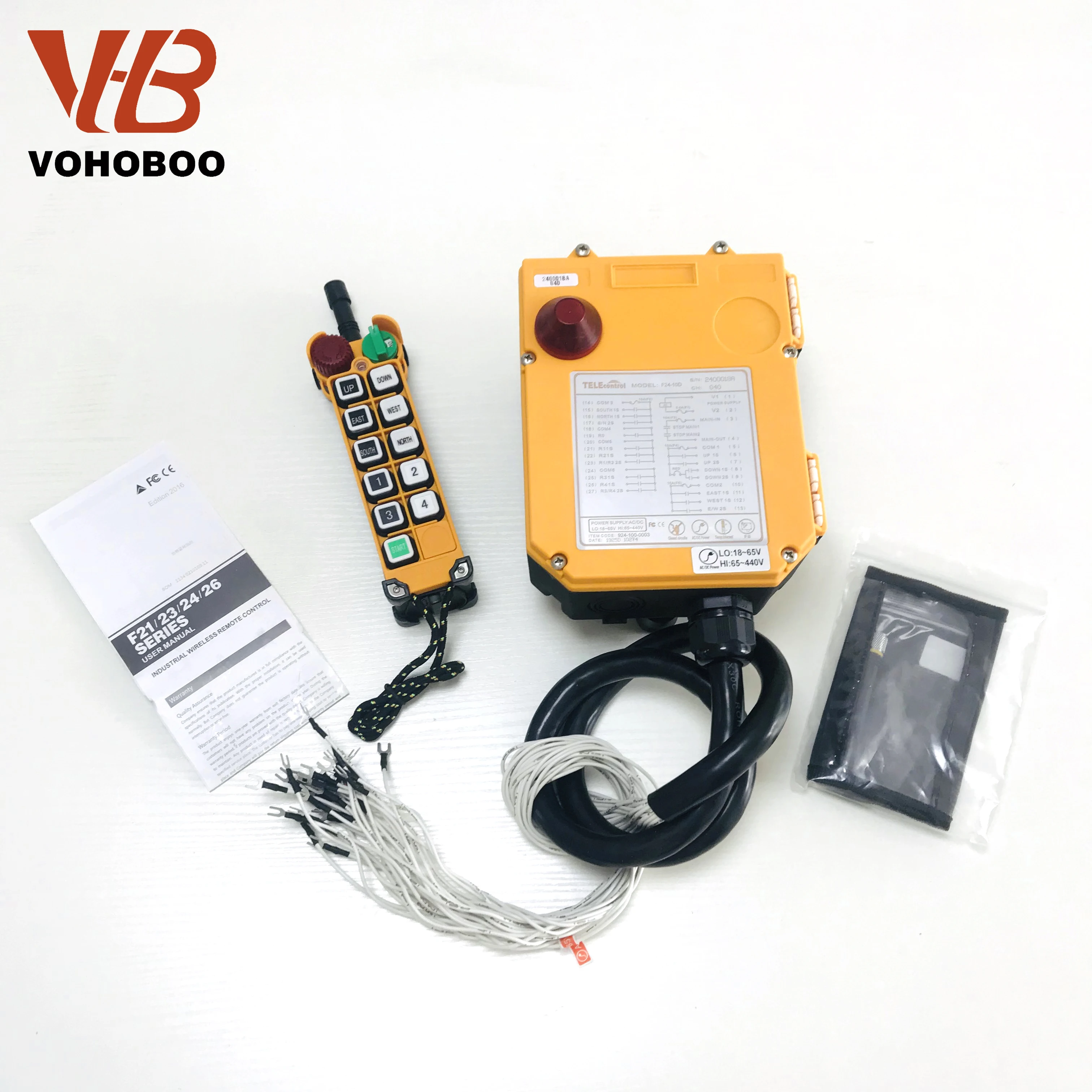 Wireless crane radio remote control F24 - 10D for truck crane lifting locomotive etc
Wireless crane radio remote control F24 - 10D for truck crane lifting locomotive etc