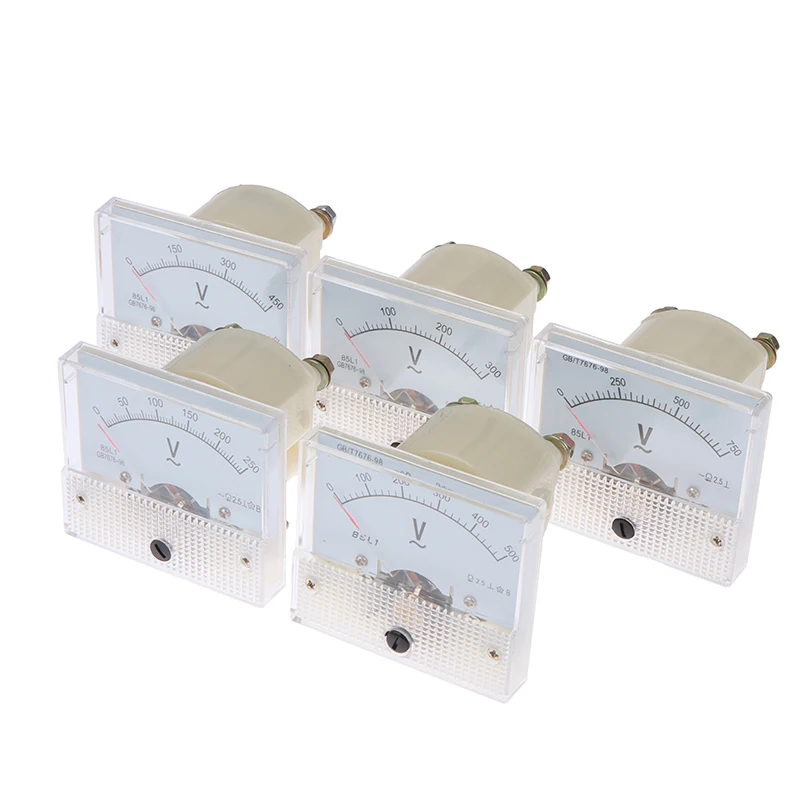 DC Analog Voltmeter Current Meter Panel Pointer Gauge Panel Amp Volt Voltage Current Digital Display 250-700v 65*56mm 1PC
DC Analog Voltmeter Current Meter Panel Pointer Gauge Panel Amp Volt Voltage Current Digital Display 250-700v 65*56mm 1PC