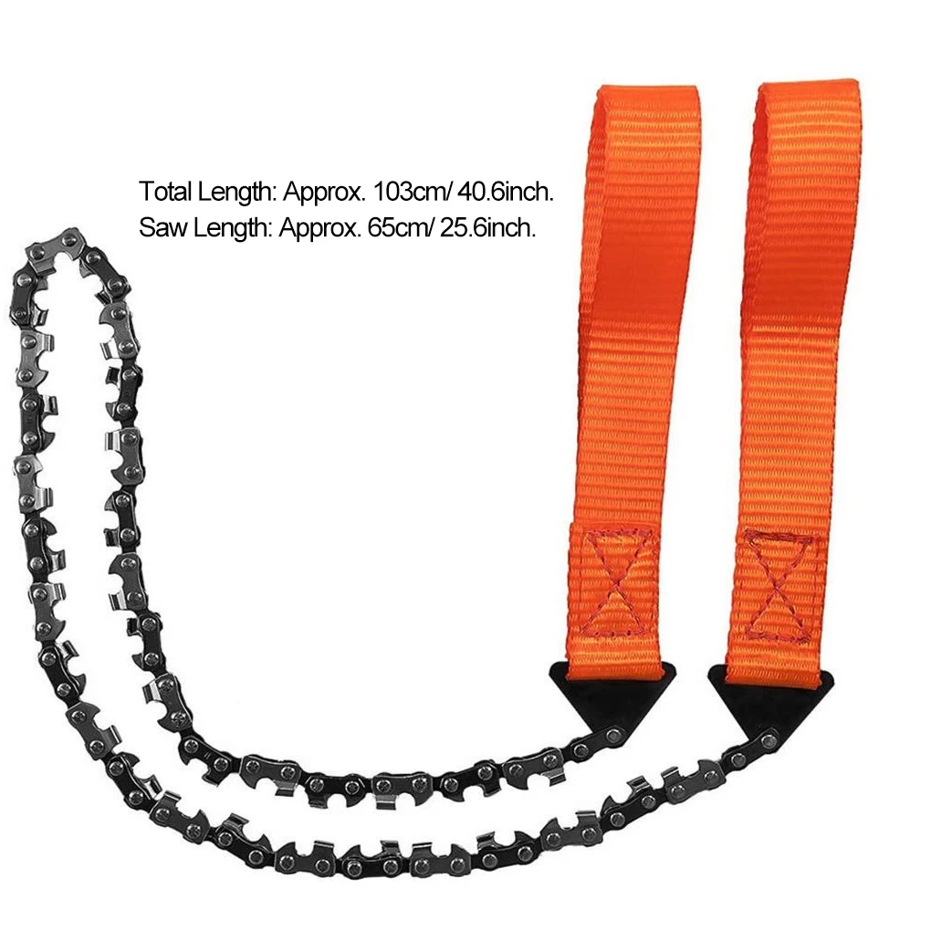 11/33 Tooth Garden Tools 24inch Portable Survival Hand Chain Saw Zipper/Outdoor Wire Saw Handheld Chains Saw Wood Cutting Tool
11/33 Tooth Garden Tools 24inch Portable Survival Hand Chain Saw Zipper/Outdoor Wire Saw Handheld Chains Saw Wood Cutting Tool