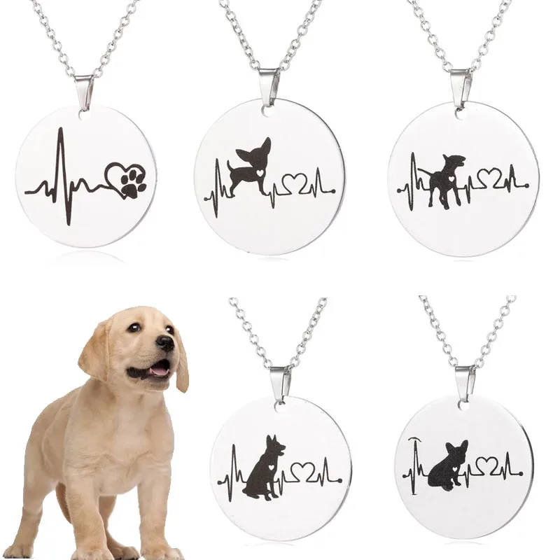 Fashion Cute Pet Dog Love EKG Pendant Necklace Necklace and Necklace Jewelry for Ladies Necklace Party Everyday Collar Gift 
Fashion Cute Pet Dog Love EKG Pendant Necklace Necklace and Necklace Jewelry for Ladies Necklace Party Everyday Collar Gift