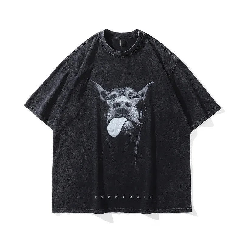 Men Gothic T-shirts Hip Hop Streetwear Letter Cattle Printed Punk Tops Summer Vintage Washed Oversized Short Sleeve T Shirts
Men Gothic T-shirts Hip Hop Streetwear Letter Cattle Printed Punk Tops Summer Vintage Washed Oversized Short Sleeve T Shirts