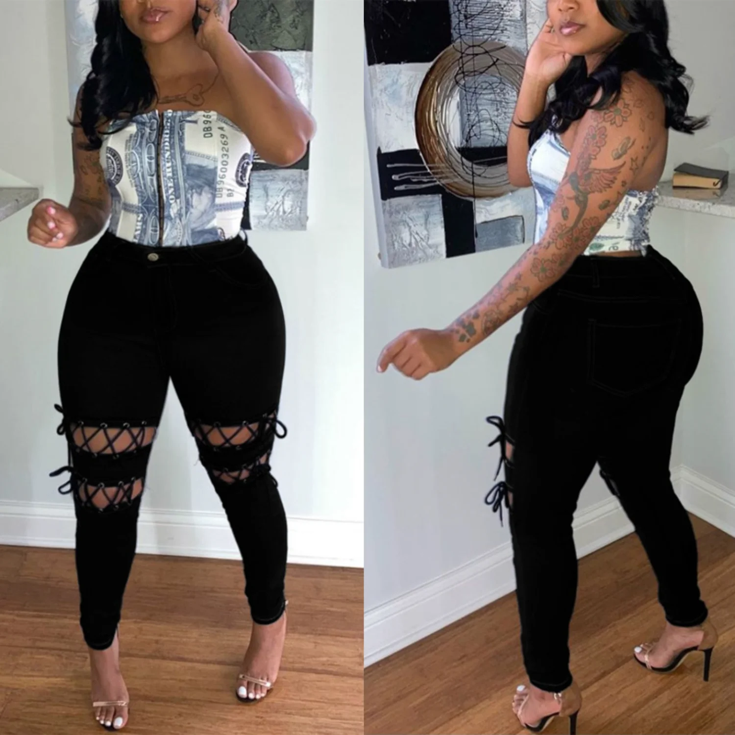 2023 женские зимние черные эластичные джинсы большого размера
2023 женские зимние черные эластичные джинсы большого размера