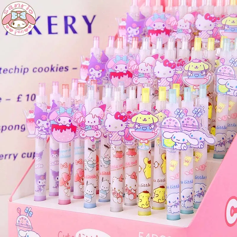 Sanrio 27/54pcs Gel Pen Kawaii Hello Kitty Melody Pochacco Students Stationery Pens 0.5 Black School Write Office Signature Pens
Sanrio 27/54pcs Gel Pen Kawaii Hello Kitty Melody Pochacco Students Stationery Pens 0.5 Black School Write Office Signature Pens